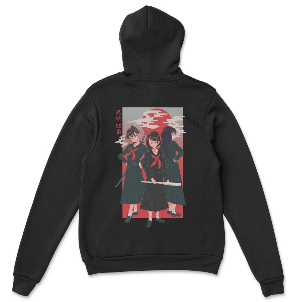 Umai clothing Japanese School Girl Hoodie